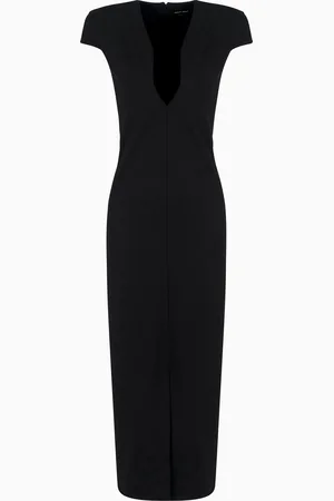 Giorgio Armani Milano-stitch, viscose blend tube dress