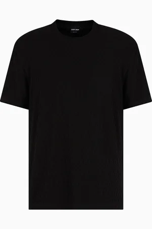 Giorgio Armani Stretch viscose-blend crew-neck T-shirt