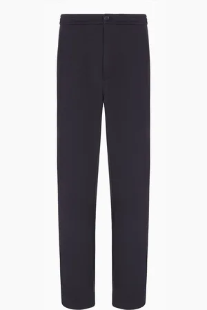 Giorgio Armani Cotton double-jersey trousers