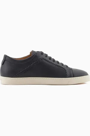 Giorgio Armani Nappa-leather sneakers