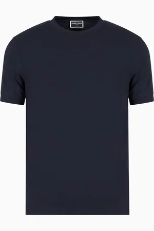 Giorgio Armani Icon Crew-neck T-shirt in stretch viscose jersey