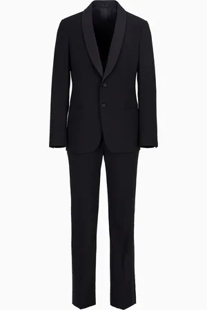 Giorgio Armani Soho Line single-breasted tuxedo in wool crêpe