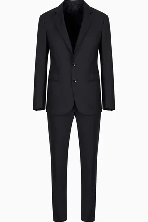 Giorgio Armani Soho Line single-breasted suit in wool and cashmere