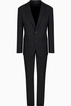 Giorgio Armani Soho Line single-breasted suit in wool and cashmere