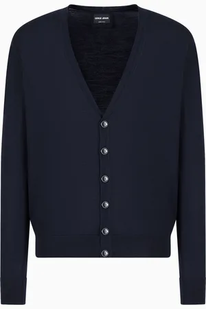 Giorgio Armani Virgin-wool cardigan with buttons