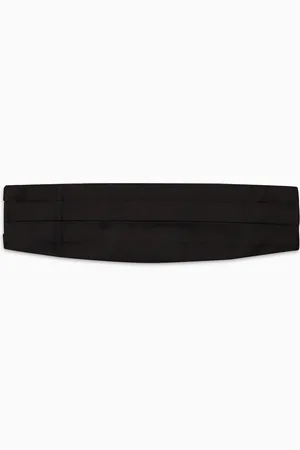 Giorgio Armani Silk-satin tuxedo cummerbund
