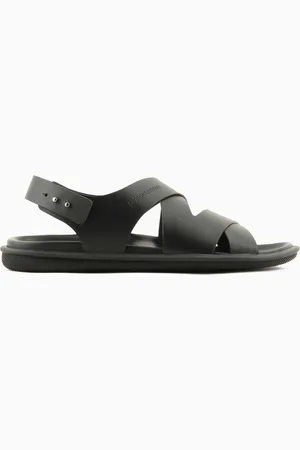 Giorgio Armani Leather woven sandals
