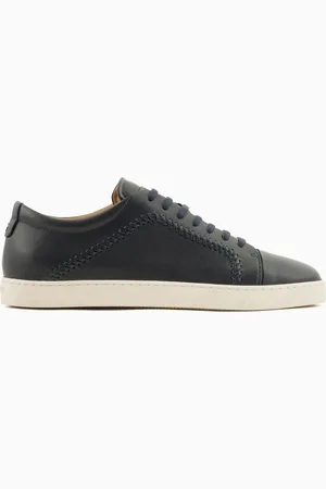 Giorgio Armani Nappa-leather sneakers