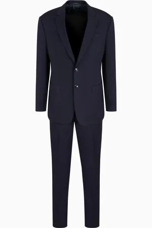 Giorgio Armani Single-breasted Soft line suit in virgin wool