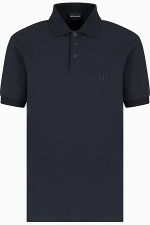 Giorgio Armani Stretch cotton piqué polo shirt