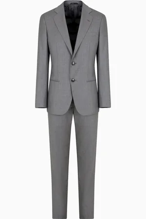 Giorgio Armani Single-breasted Soho Line suit in virgin wool and cashmere