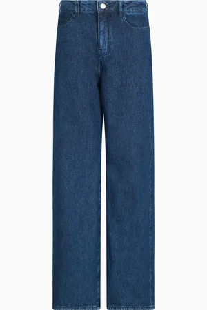 Emporio Armani J8B mid-rise wide-leg denim jeans