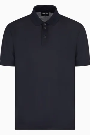 Giorgio Armani Pure virgin-wool piqué polo shirt