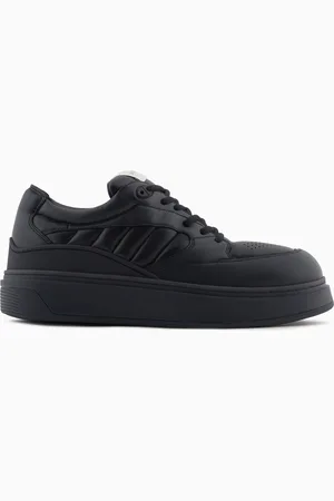 Emporio Armani Sneakers with padded nappa-leather details