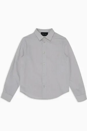 Emporio Armani Shirt with all-over micro eagle motif