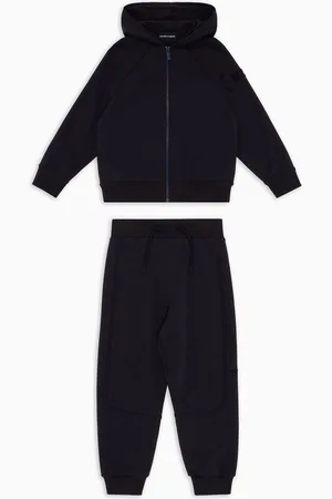 Emporio Armani Tracksuit with zip-up, hooded sweatshirt and joggers