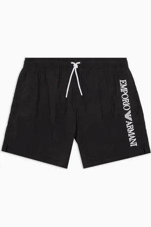 Emporio Armani Swim shorts with vertical logo embroidery