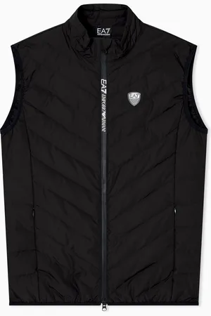 EA7 Packable technical fabric padded gilet