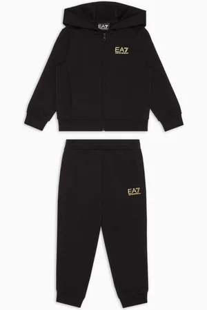 EA7 Core Identity Boy cotton tracksuit