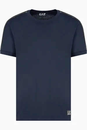 EA7 Logo Series cotton-jersey T-shirt