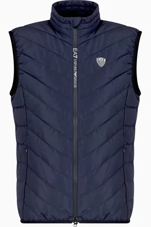 EA7 Packable technical fabric padded gilet