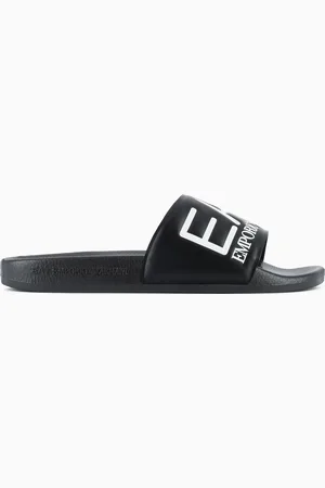 EA7 Sliders with oversized logo