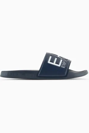 EA7 Slides with oversized logo