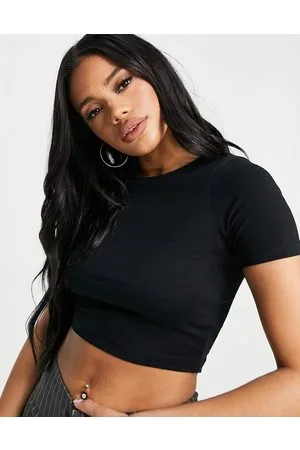 ASOS Fitted crop t-shirt in