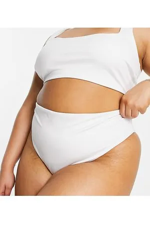 ASOS DESIGN Curve mix and match deep hipster bikini bottom in