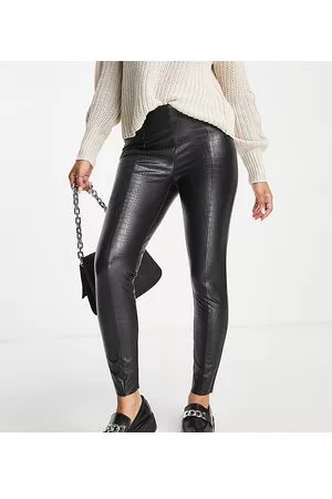 Topshop Leather Pants - Women