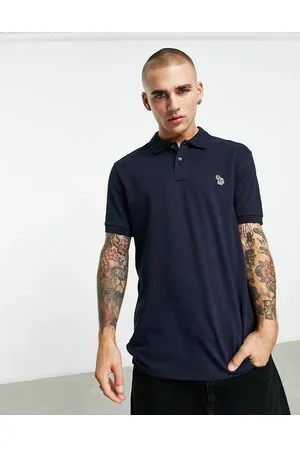 Paul Smith Regular fit logo short sleeve polo in