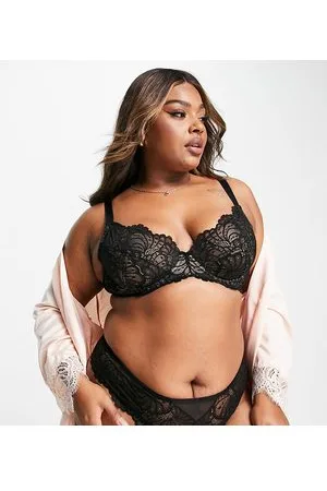 ASOS ASOS DESIGN Curve Sienna lace underwired plunge bra in