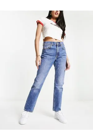 Stradivarius Straight slim jeans in medium