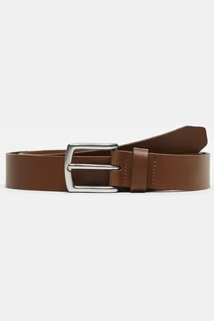Only & Sons Leather belt in tan