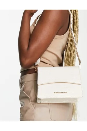 French Connection Adina Monogram Bucket Shoulder Bag