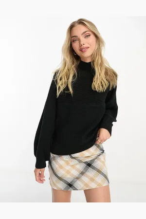Monki Libby high neck sweater in