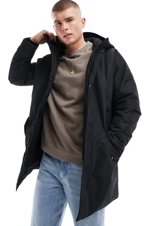 Only & Sons Waterproof technical parka with hood in