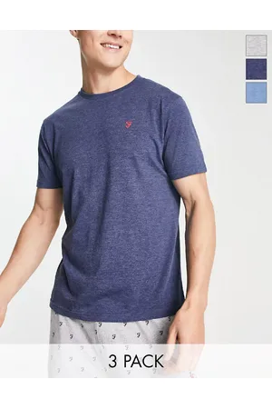 Farah 3-pack T-shirts in , gray and blue