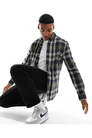 Farah Greenwood check overshirt in