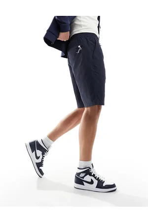 Farah Mayhew technical cargo shorts in navy