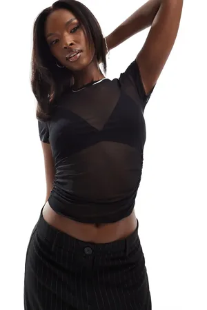 ASOS Short sleeve mesh top in