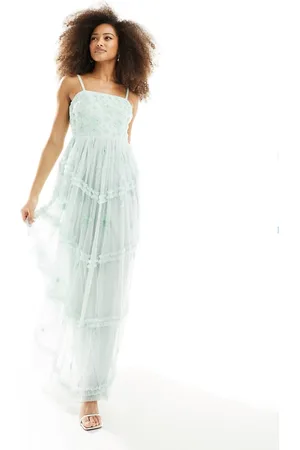 Maya Deluxe Premium embellished maxi dress in mint