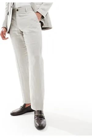 SELECTED Linen mix suit pants in beige