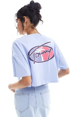 Tommy Hilfiger Oversized cropped archive T-shirt in