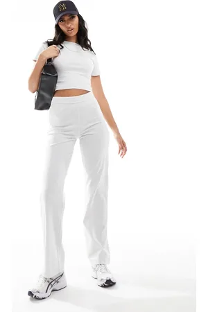 Kaiia Fold waist yoga pants in heather - part of a set