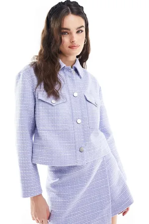 French Connection Effie boucle jacket in light - part of a set