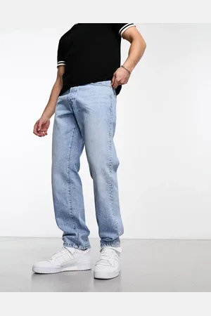 Only & Sons Edge straight fit jeans in light wash