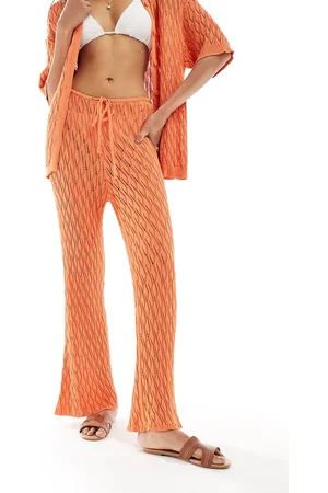 SNDYS Crochet flared pants in - part of a set