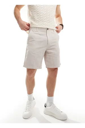 SELECTED Linen mix short in