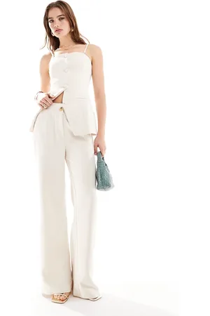 Style Cheat Tailored pants in cream - part of a set